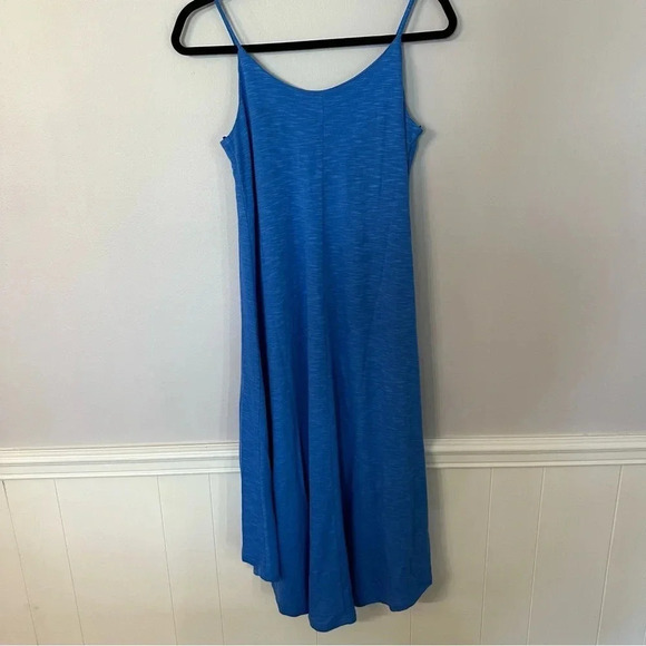 Lanston Women’s Blue Spaghetti Strap High-Low Pleated Ruffle Dress Size S NWT - Picture 7 of 7